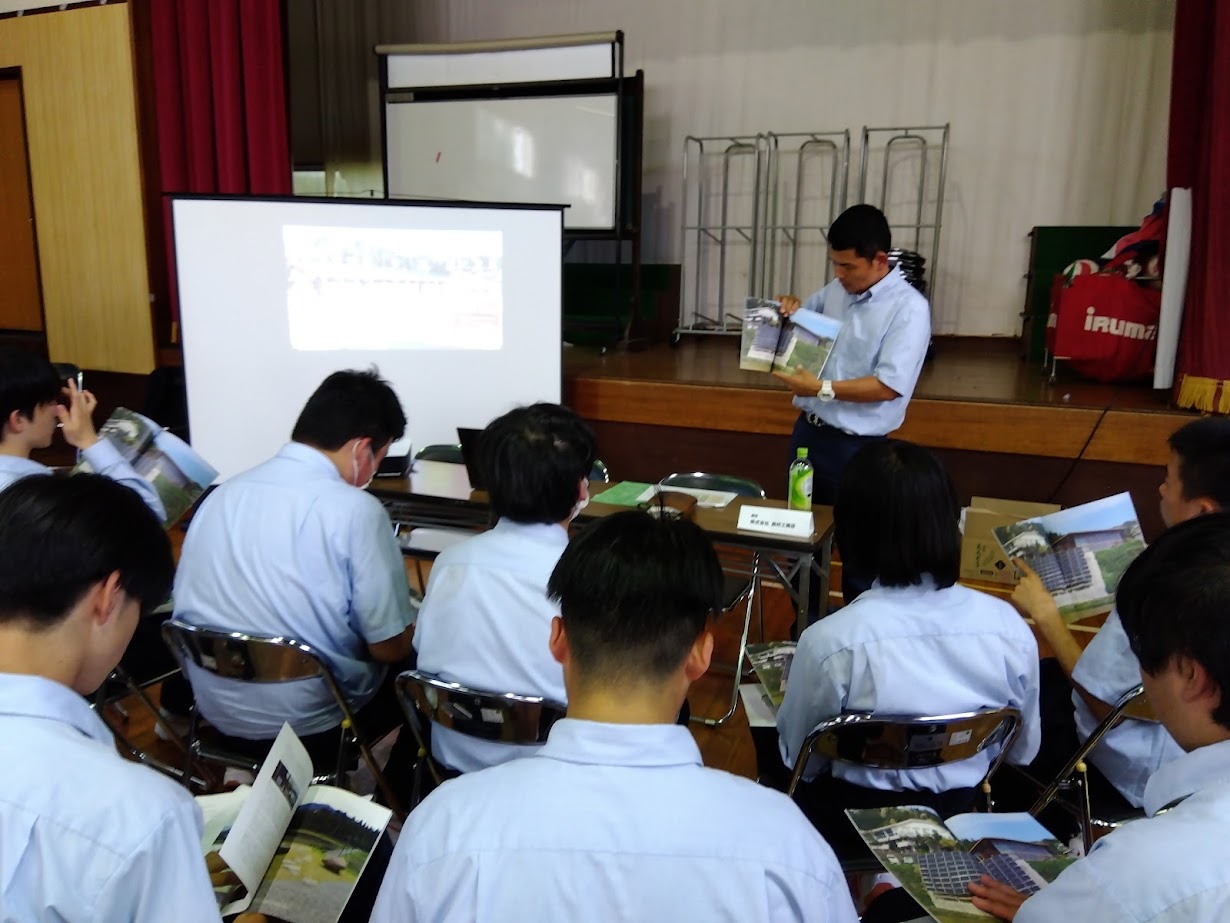 大岡学園様で企業説明会を